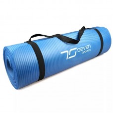 Килимок для йоги та фітнесу 7Sports NBR Yoga Mat+ 180х60х0.8см, блакитний, код: MTS-1 BLUE