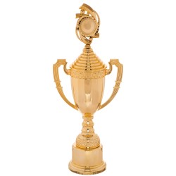 Кубок спортивний з ручками і кришкою PlayGame Chic висота 56см, золото, код: C-8972A-S52