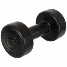 Гантель для фітнесу Zelart з PE покриттям 1х1 кг, чорний, код: TA-4759-1