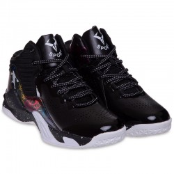Кросівки для баскетболу Jdan розмір 39 (24,5см), чорний, код: OB-9903-1_39BK