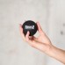 Масажний силіконовий м"яч PowerPlay Silicone Lacrosse Ball 63 мм, чорний, код: PP-4354_Black