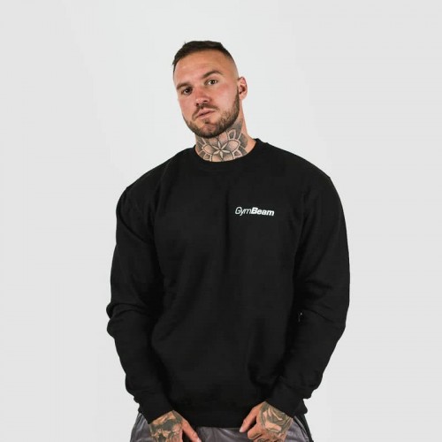 Толстовка чоловіча GymBeam PRO Jumper Black XXL, чорний, код: 119016-GB