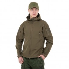 Куртка тактична флісова Tactical L (48-50), оливковий, код: TY-7491_LOL