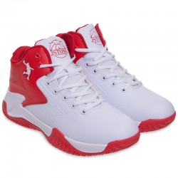 Кросівки для баскетболу Jdan розмір 40 (25см), білий-червоний, код: OB-939-3_40WR