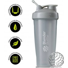 Шейкер спортивний BlenderBottle Classic Loop 28oz/820ml Grey, код: Loop 28 Grey-PP