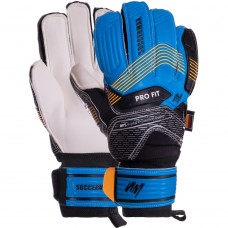 Рукавички воротарські Soccermax синій-чорний, розмір 8, код: GK-023_8-S52