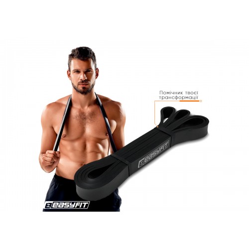 Гумова петля EasyFit 6-31 кг, чорний, код: EF-2654-3
