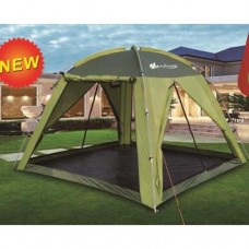 Намет-шатер GreenCamp 2400х2400х1700 мм, зелений, код: GC2904-WS
