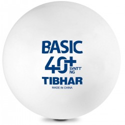 М”ячі для настільного тенісу Tibhar Basic 40+ SYNTT NG 6 шт (85511200), код: 931890-SVA М”ячі для настільного тенісу Tibhar Basic 40+ SYNTT NG 6 шт (85511200), код: 931890-SVA