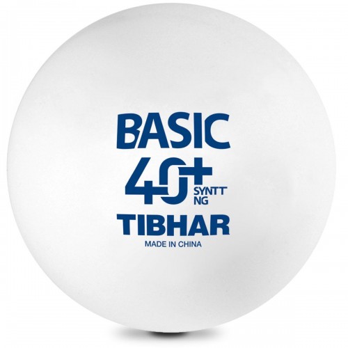 М”ячі для настільного тенісу Tibhar Basic 40+ SYNTT NG 6 шт (85511200), код: 931890-SVA М”ячі для настільного тенісу Tibhar Basic 40+ SYNTT NG 6 шт (85511200), код: 931890-SVA