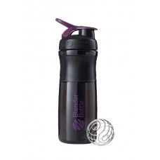 Шейкер спортивний (пляшка) BlenderBottle SportMixer 28oz/820ml Black/Plum (Original), код: SM 28oz Black/Plum