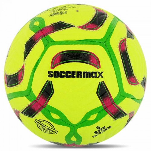 М"яч футбольний Hybrid Soccermax №5 PU, жовтий, код: FB-4167_Y