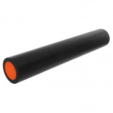 Ролер для йоги та пілатесу гладкий FitGo 900x150 мм, чорний-помаранчевий, код: FI-9327-90_BKOR