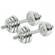 Гантелі розбірні хромовані BioGym 2х7,5 кг, код: TA-8209-15 Гантелі розбірні хромовані BioGym 2х7,5 кг, код: TA-8209-15