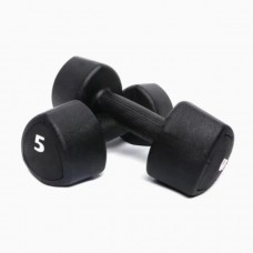 Гантелі з уретановим покриттям Generation Fitness FF51D6C-5kg 2х5 кг, чорний, код: 523018-AX