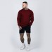 Толстовка чоловіча GymBeam Basic Burgundy XL, бордовий, код: 112295-GB