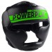 Боксерський шолом тренувальний PowerPlay XL, чорний-зелений, код: PP_3048_XL_Bl/Green