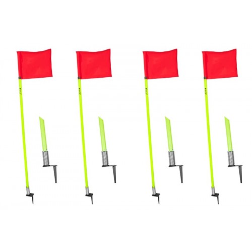 Кутові прапорці Seco 1,5м (4 шт), червоний/жовтий, код: 21100700-SC