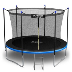 Батут Neo-Sport з внутрішньою сіткою 10 футів 312 см, чорно-синій, код: NS-10W241-IN
