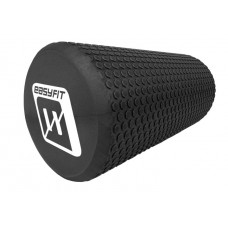 Масажний ролик EasyFit Foam Roller 300х145 мм, чорний, код:  EF-2024-BK-EF