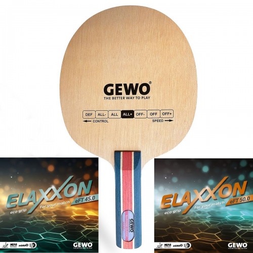Ракетка для настільного тенісу Gewo Allround Classic, Elaxxon 50.0 + 45.0 ST (1163900001), код: 931904-SVA