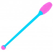 Булава для художньої гімнастики FitGo блакитний-рожевий, код: C-6176_NY