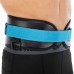 Пояс атлетичний текстильний LiveUp спинка-18см, чорний-синій, код: LP8094