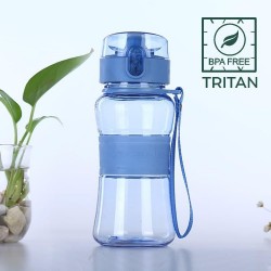 Пляшка для води Casno Tritan 400 мл, блакитна, код: KXN-1104_Aqua_Tritan