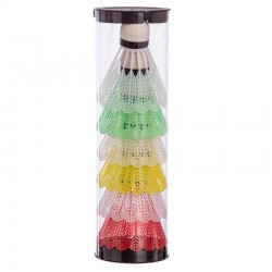 Волани для бадмінтону PlayGame 6 шт, різні кольори, код: BD-2114-6-S52 Волани для бадмінтону PlayGame 6 шт, різні кольори, код: BD-2114-6-S52