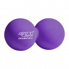 Масажний м"яч подвійний 4Fizjo Lacrosse Double Ball 135х65 мм, фіолетовий, код: 4FJ0325