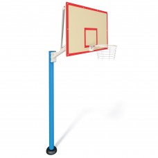 Стенд баскетбольний FIBA InterAtletika, щит фанера вологостійка 1800х1050 мм, код: УТ410-SM
