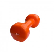 Гантель для фітнесу з вініловим покриттям Generation Fintess FF51D3B-1.5kg, 1х1,5 кг, помаранчевий, код: 523432-AX Гантель для фітнесу з вініловим покриттям Generation Fintess FF51D3B-1.5kg, 1х1,5 кг, помаранчевий, код: 523432-AX