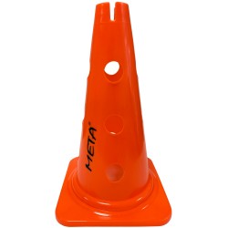 Конус для жердин та кілець Meta Training Cone with Holes & Slit 30 см, помаранчевий, код: 080101515139