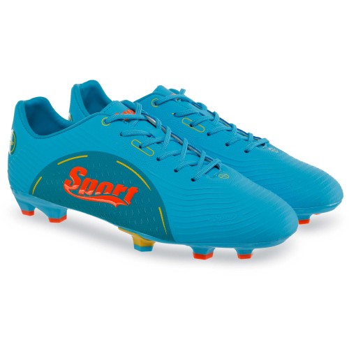 Бутси футбольні Different розмір 40 (25,5см), синій-помаранчевий, код: SG-301041-1_40BL