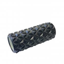 Масажний валик Кристал SNS EVAZS10-33 33 см, чорний, код: 11049-SNS Масажний валик Кристал SNS EVAZS10-33 33 см, чорний, код: 11049-SNS