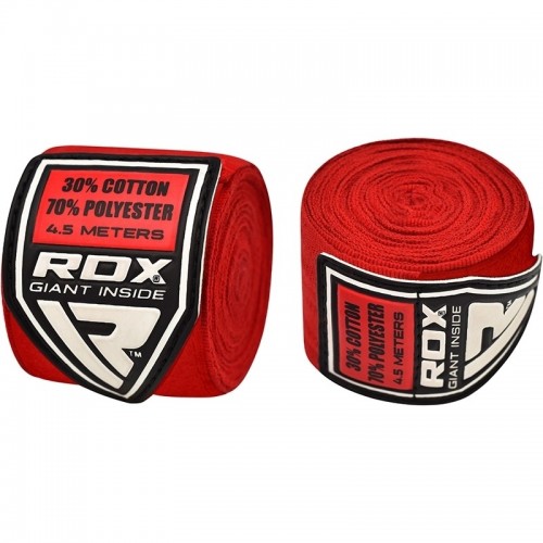 Бинти боксерські RDX Fibra Red 4.5m, код: 10405-RX
