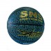М"яч баскетбольний SNS U7201 №7, чорний-бірюзовий, код: 00400-SNS
