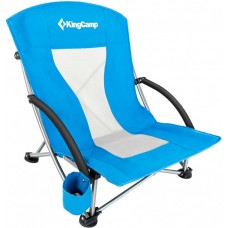 Розкладне крісло KingCamp Beach Chair 580х590х240мм, синій, код: KC3841 BLUE