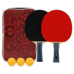 Набір для настільного тенісу MK (2 ракетки, 3 м"яча, чохол), код: MT-8013-S52 Набір для настільного тенісу MK (2 ракетки, 3 м"яча, чохол), код: MT-8013-S52
