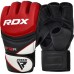 Рукавиці для ММА RDX Model GGRF M, чорний-червоний, код: GGR-F12R-M