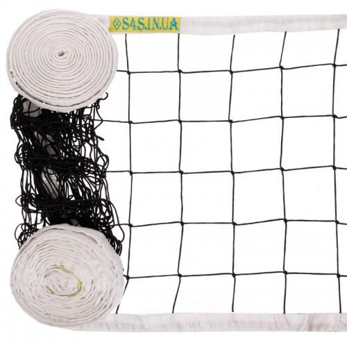 Сітка для волейболу PlayGame Еліт 15 норма 9x0,9м чорний-білий, код: SO-9555_BKW
