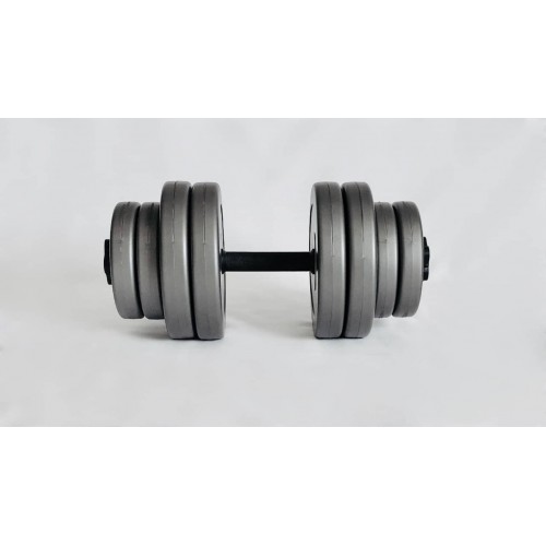 Гантелі WCG Grey 1x15кг, код: 01015G-IF Гантелі WCG Grey 1x15кг, код: 01015G-IF