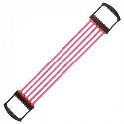 Еспандер плечовий FitGo 5гумових джгутів, 801, рожевий., код: 801-P-WS