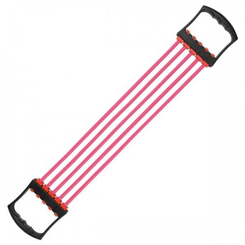 Еспандер плечовий FitGo 5гумових джгутів, 801, рожевий., код: 801-P-WS Еспандер плечовий FitGo 5гумових джгутів, 801, рожевий., код: 801-P-WS