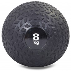 М"яч медичний слембол для кросфіту Record Boxes 8кг, чорний, код: FI-5729-8-S52