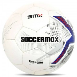 М"яч футбольний Soccermax №5, білий-синій, код: FB-4195_BL М"яч футбольний Soccermax №5, білий-синій, код: FB-4195_BL
