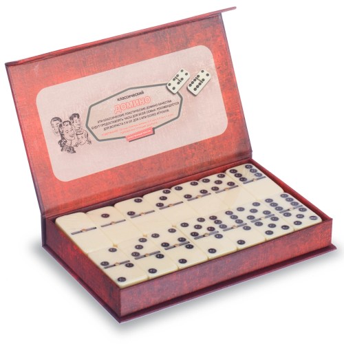 Доміно настільна гра в картонній коробці PlayGame 185х115х28 мм, код: ZC5010-X