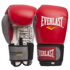 Рукавички боксерські Everlast 10 унцій, червоний, код: EV-009B_10R