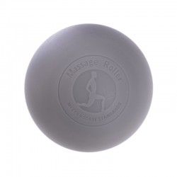 Масажний м"ячик EasyFit каучук 6.5 см сірий, код: EF-2076-Grey-EF