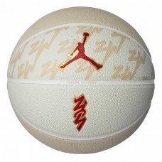 М"яч баскетбольний Nike Jordan All Court 8P Z Williamson Deflated Team розмір 7, золотий-білий-металік, код: 887791163417